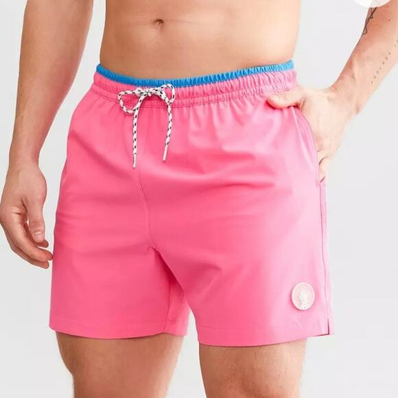 Chubbies mens pink athletic swim trunks shorts size medium - Picture 2 of 10